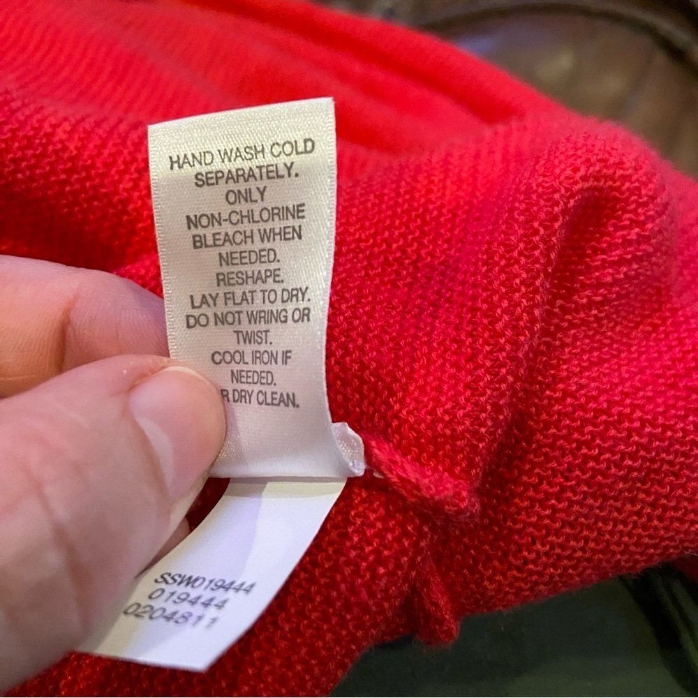J. Jill Linen Blend Long Open Cardigan Hibiscus Size 2X Lightweight Layering - Picture 5 of 11